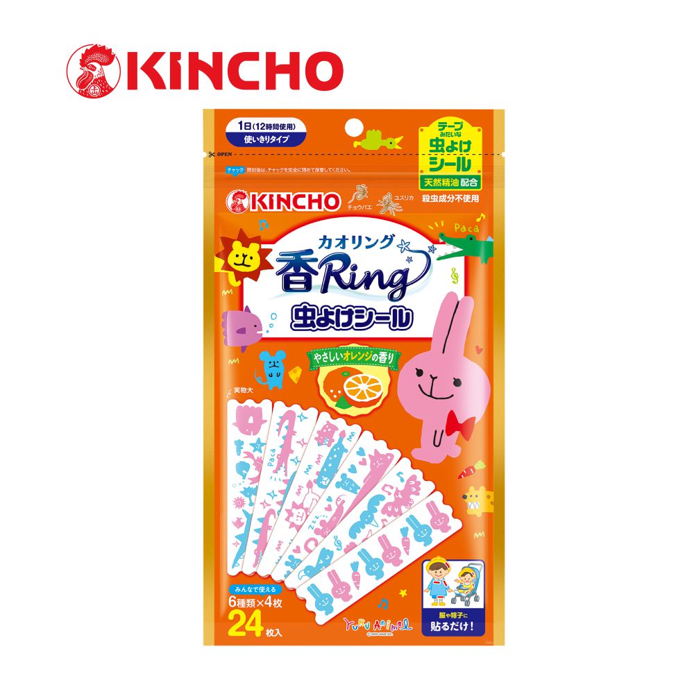 KINCHO 日本金鳥 - 精油防蚊貼片-24枚、12小時