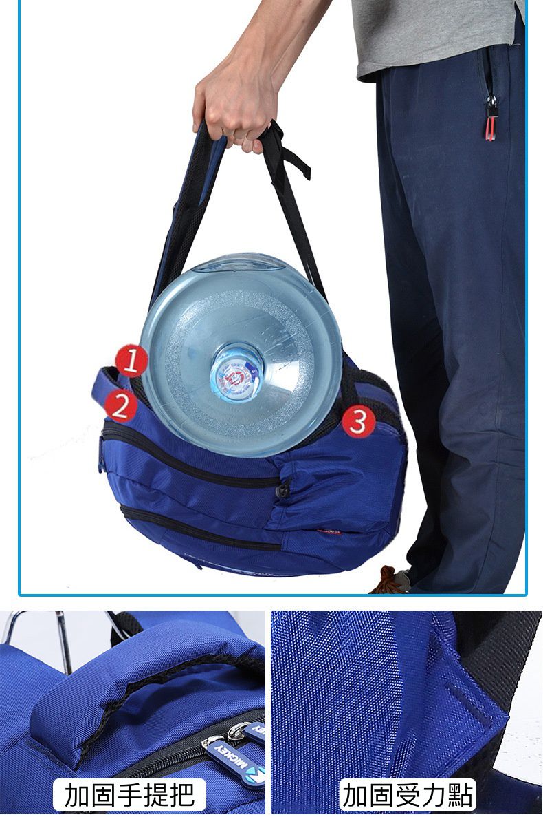 大容量多隔層輕量書包-卡通人物米奇-黑色 (建議身高130-150cm)