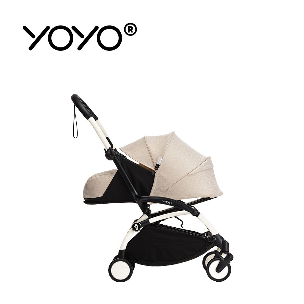 YOYO³ 0+推車組合-(含車架)-白色車架+櫻桃(Bonpoint聯名款)
