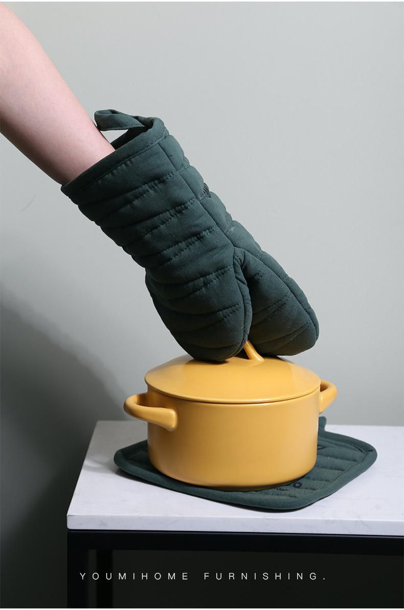 北歐風英文字母隔熱墊-墨綠色