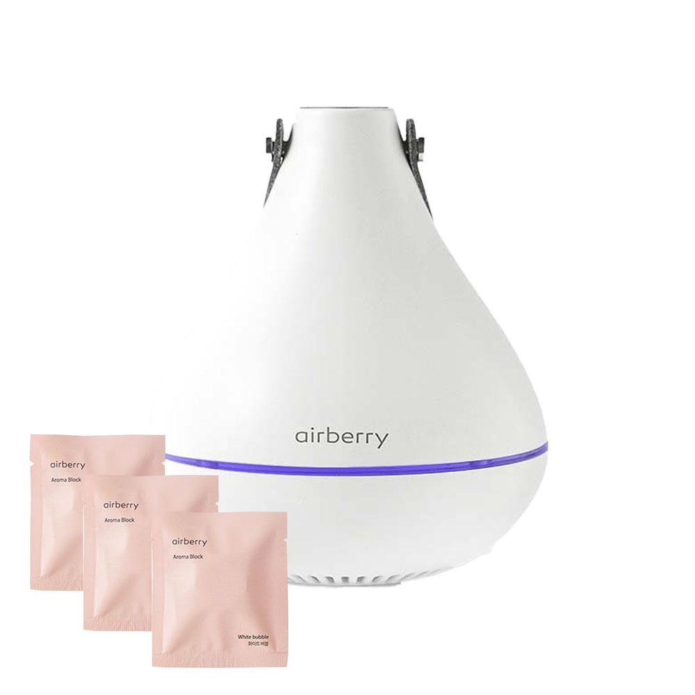 韓國 airberry - 智能衣櫃香氛/空氣循環機(附香氛片3個)-春日櫻花