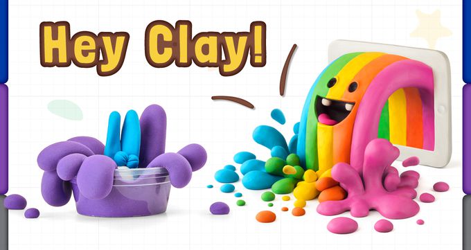 美國Hey Clay - 智塑輕黏土-花朵戒指組(3罐黏土+1戒圍錐+1戒圍測量板)