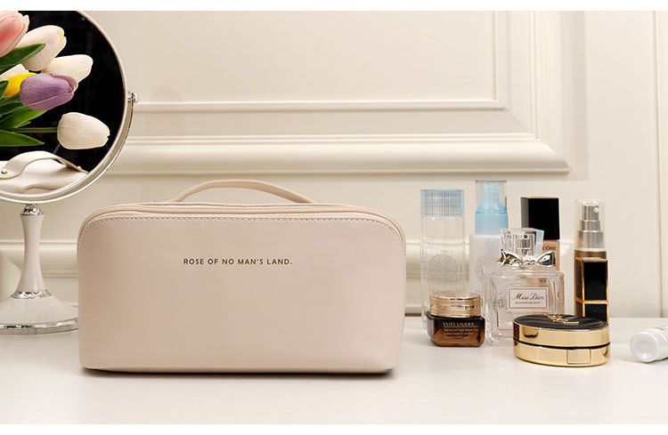 大容量便攜式旅行收納包/化妝包-粉色