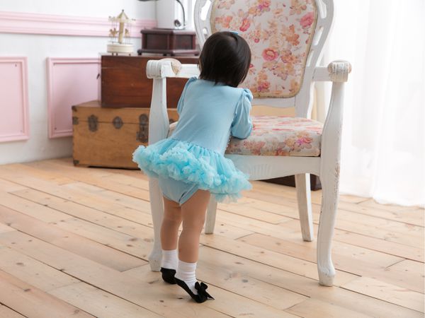 日安朵朵原創❤夢幻雪紡蓬裙