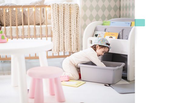 【韓國 ifam】夢幻兒童收納家具 書架收納組、多功能收納櫃