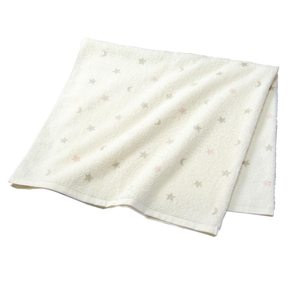 akachan honpo - 軟綿綿浴巾-正方形-米白色 (90×90cm)