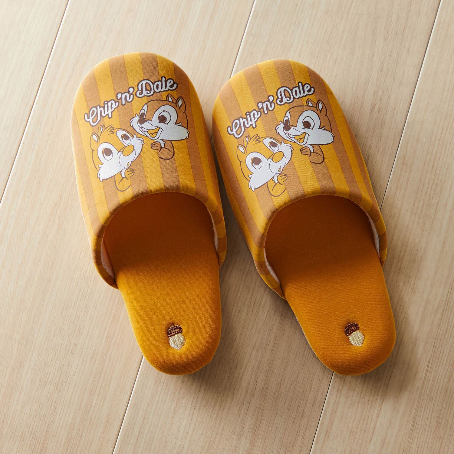 日本千趣會 - 迪士尼室內拖鞋-七矮人-卡其