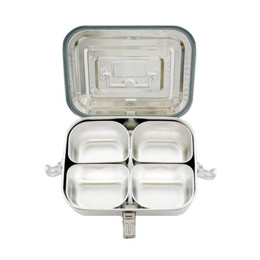 HANPLUS - 不鏽鋼餐具系列-霧面方形提盒組-2.5L