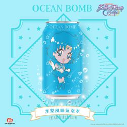 OCENBOMB - 美少女戰士 水梨⾵味氣泡⽔-330ml*24入