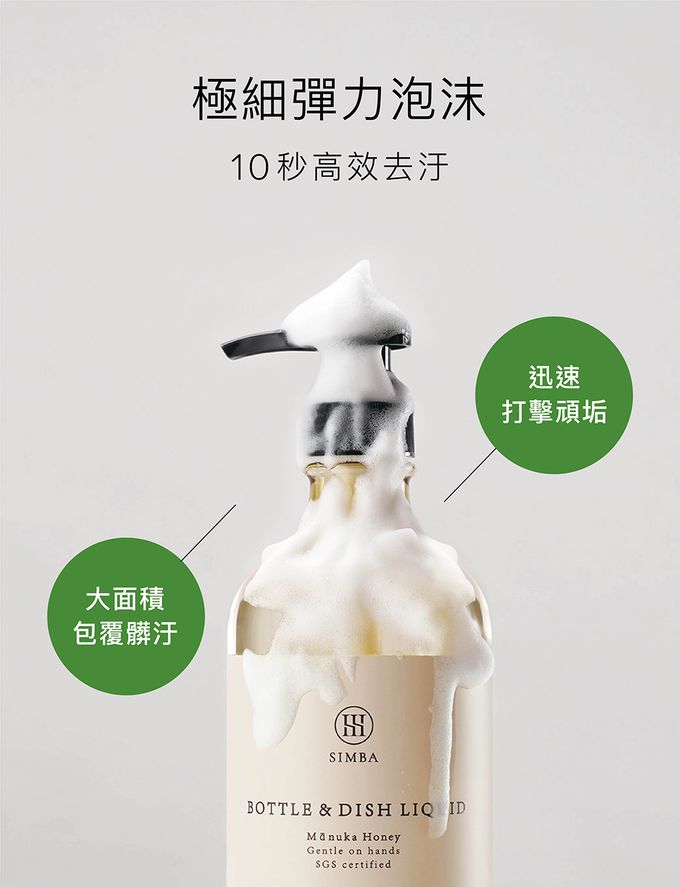 Simba 小獅王辛巴 - 高分解酵素奶瓶清潔劑800ml組合包(2入)-800ml