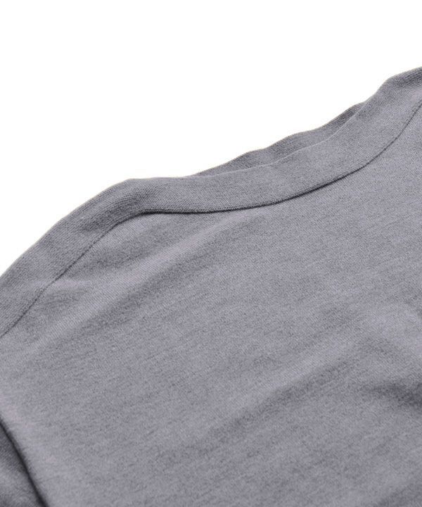 日本 zootie - 顯瘦船領氣球袖薄針織上衣-黑