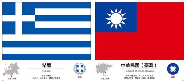 【獨家買一送二】世界國旗圖鑑(精)-贈-拼圖*2(台灣地圖拼圖、世界地圖)