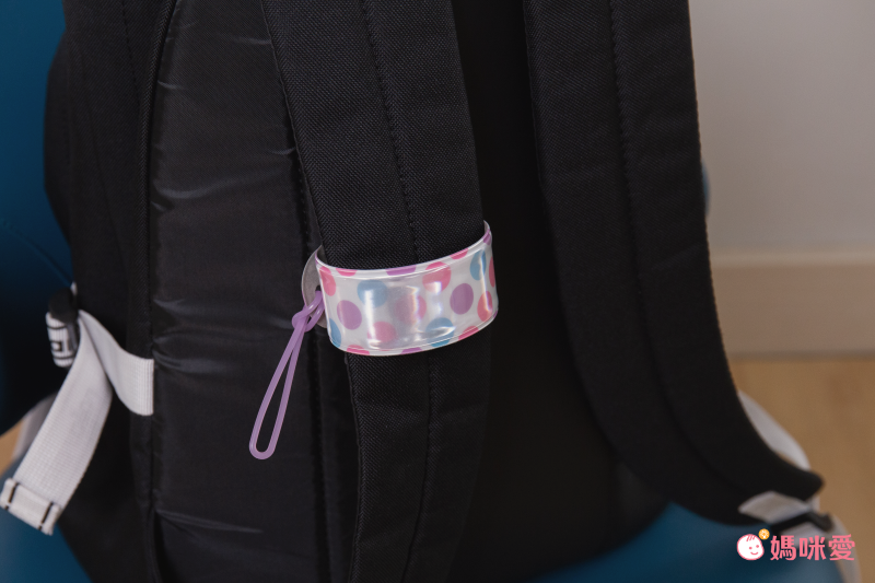 日本文具 SONIC - 安全反光手環-粉紫點點