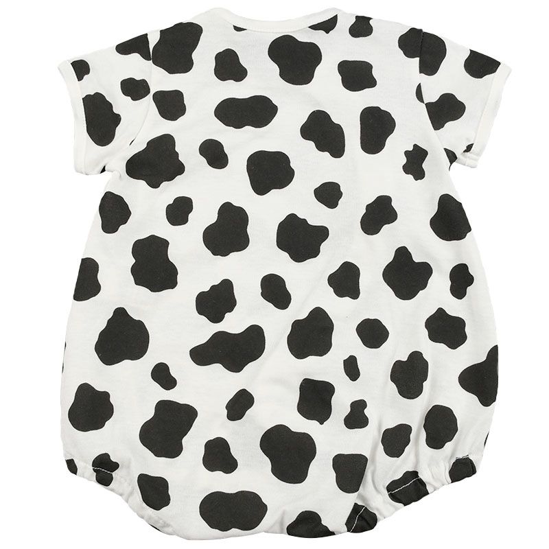 akachan honpo - 包屁衣-乳牛紋-米白色