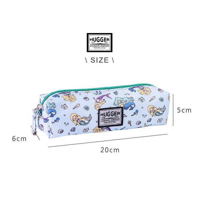 HUGGER - 筆袋/鉛筆盒-美人魚-(兒童背包同款 大容量文具小物包)