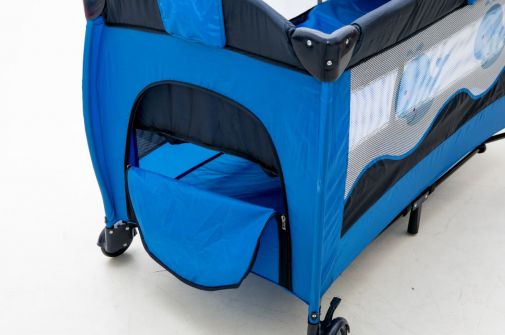 美國欣康Syncon - 雙層遊戲床(附尿布台)-紅