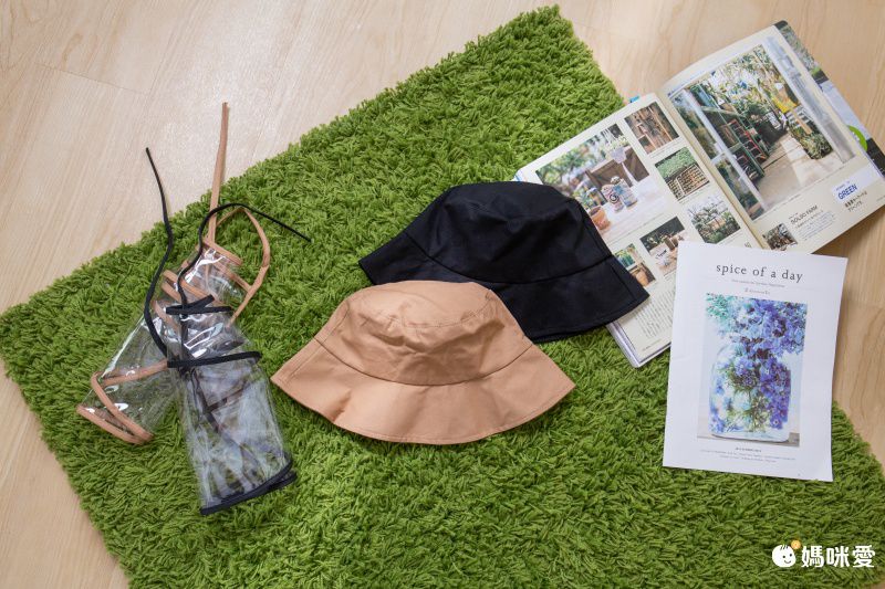 小清新防曬漁夫帽(可拆式面罩)-黃色 (頭圍56-58cm)