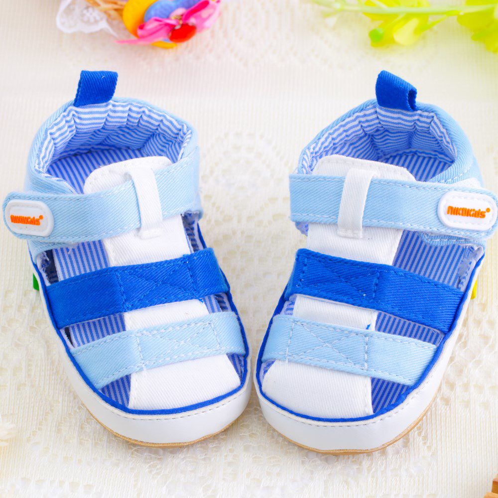 nikokids - 軟Q底學步鞋-藍色(SG565)