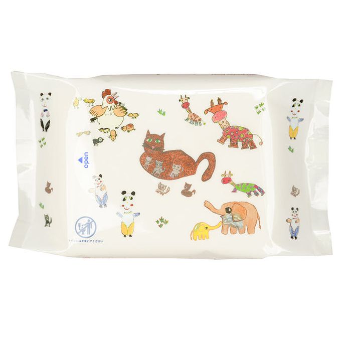 akachan honpo - 除菌濕紙巾 無酒精30張2包