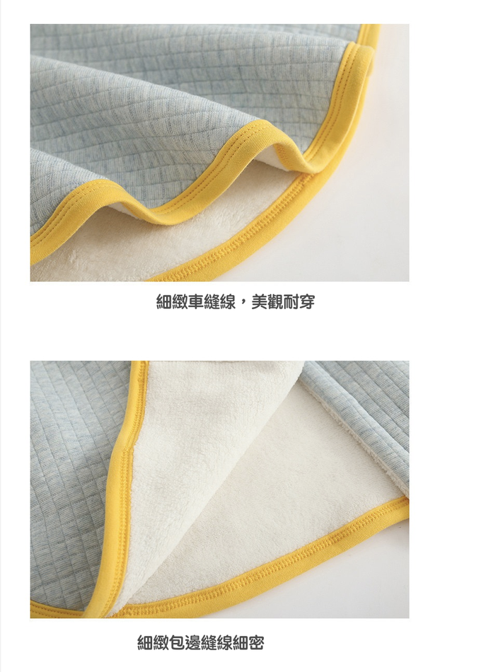 兒童加絨連帽造型斗篷-小怪獸-淺灰色 (78x48cm)