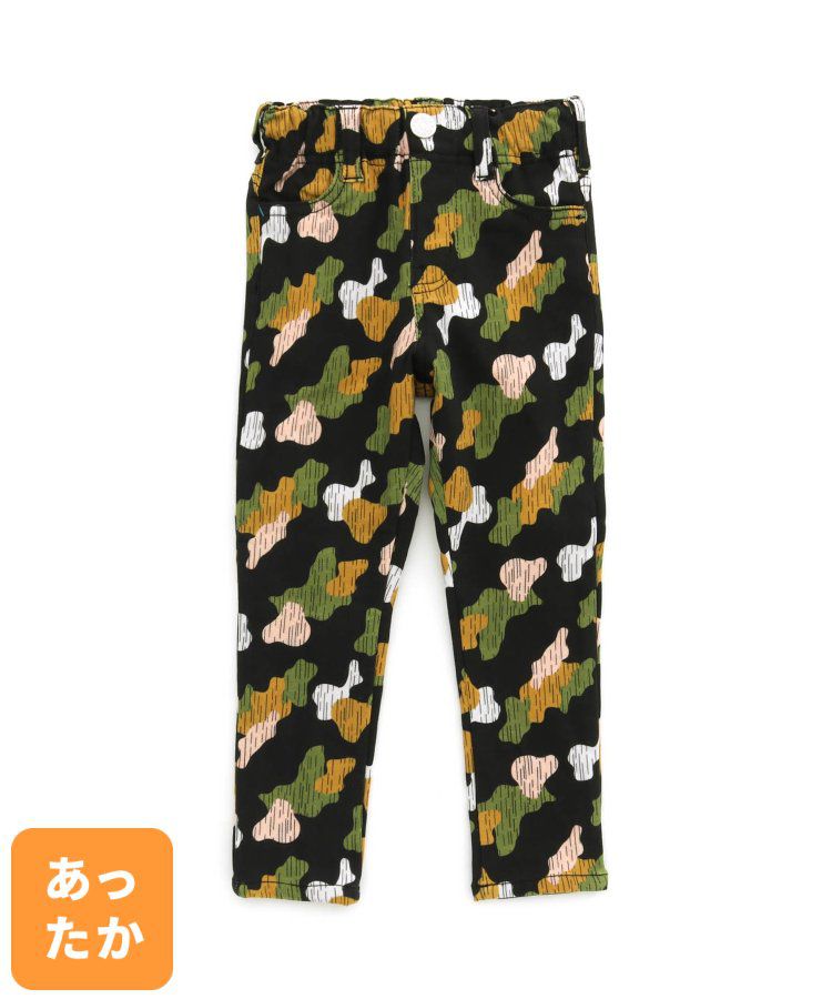 日本 BREEZE - 內刷毛輕量彈力合身長褲-灰格紋