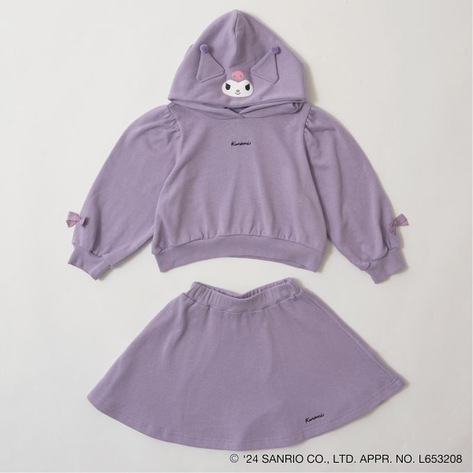 日本 Lycee mine - 聯名款 超萌造型連帽短裙套裝-布丁狗-黃