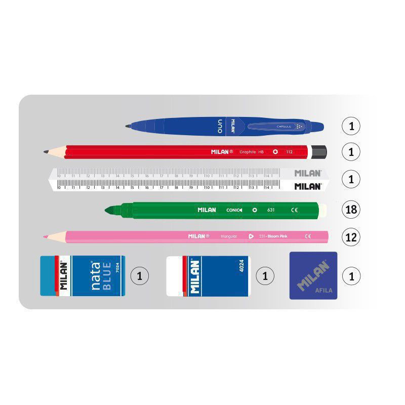 MILAN - 隨行畫筆袋著走_蜂鳥(雙層式)