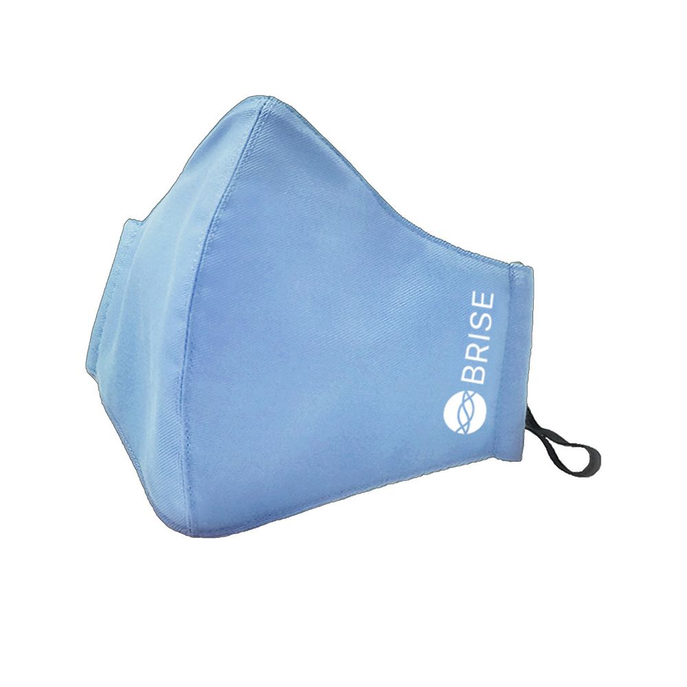 荷蘭 BRISE - 成人抗霾抗敏布織口罩(天藍)