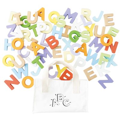 英國 Le Toy Van - 【啟蒙玩具】英文字母單字學習啟蒙玩具 (60入組)