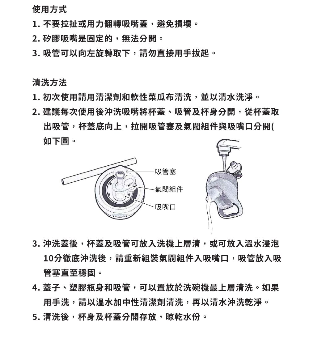 美國 Contigo - Gizmo兒童吸管瓶-樹懶 (414ml)