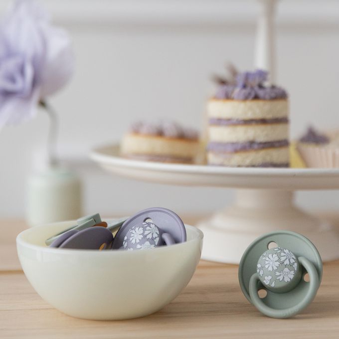 丹麥BIBS - BIBSxLiberty豪華三件禮盒組-ChamL藕紫組