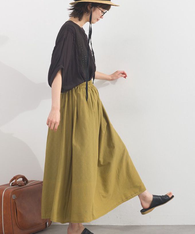 日本 Lupilien - 熱銷再販 2way雙面穿印度棉典雅長裙-白x湖水綠