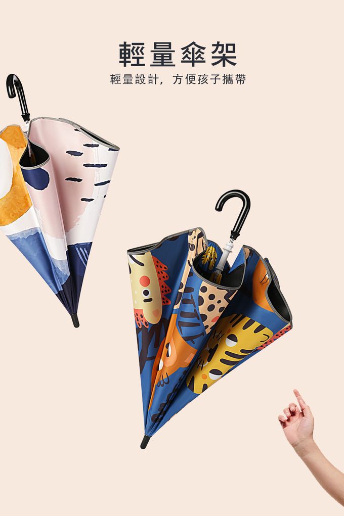 LOHOY - 兒童防戳圓角雨傘(兒童晴雨傘 圓角雨傘 防戳雨傘) (蒲英逐夢)