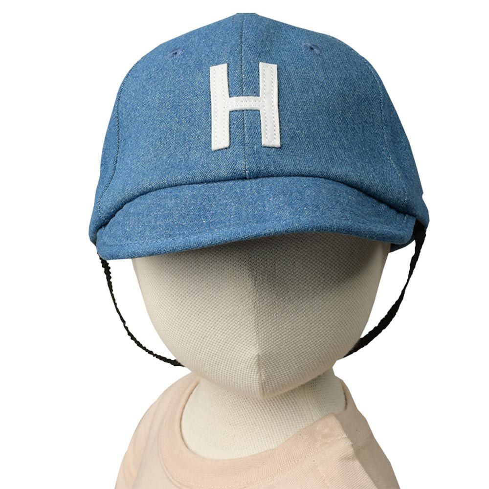 akachan honpo - 帽球帽-英文字母-藍色
