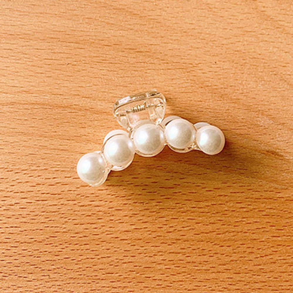 珍珠透明抓夾-粗夾 (小（約4.5cm）)