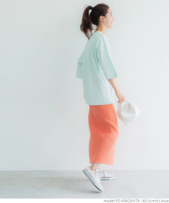 日本 COCA - 圓領純棉透氣字母短T-媽媽-白