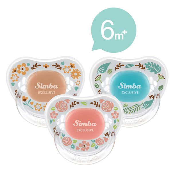 Simba 小獅王辛巴 - 蘿蔓拇指安撫奶嘴-玫瑰(粉紅)-較大(6M+)
