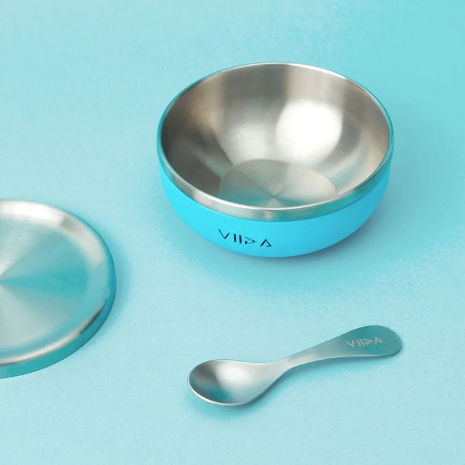 VIIDA - SOUFFLÉ 抗菌不鏽鋼兒童匙 3入組