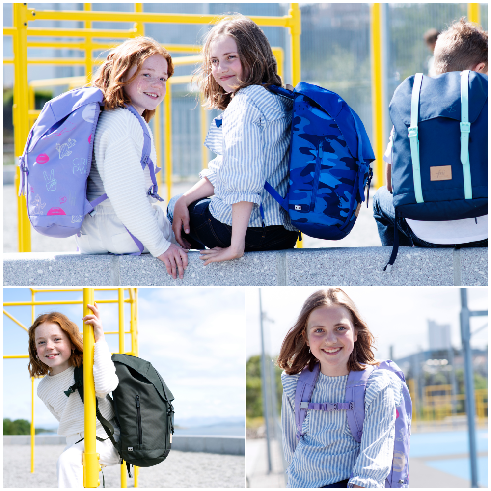 挪威Frii - 輕量護脊書包-桃粉 (30L)