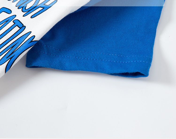 BE TOP - 純棉短袖上衣-爆米花挖掘車-黑+白