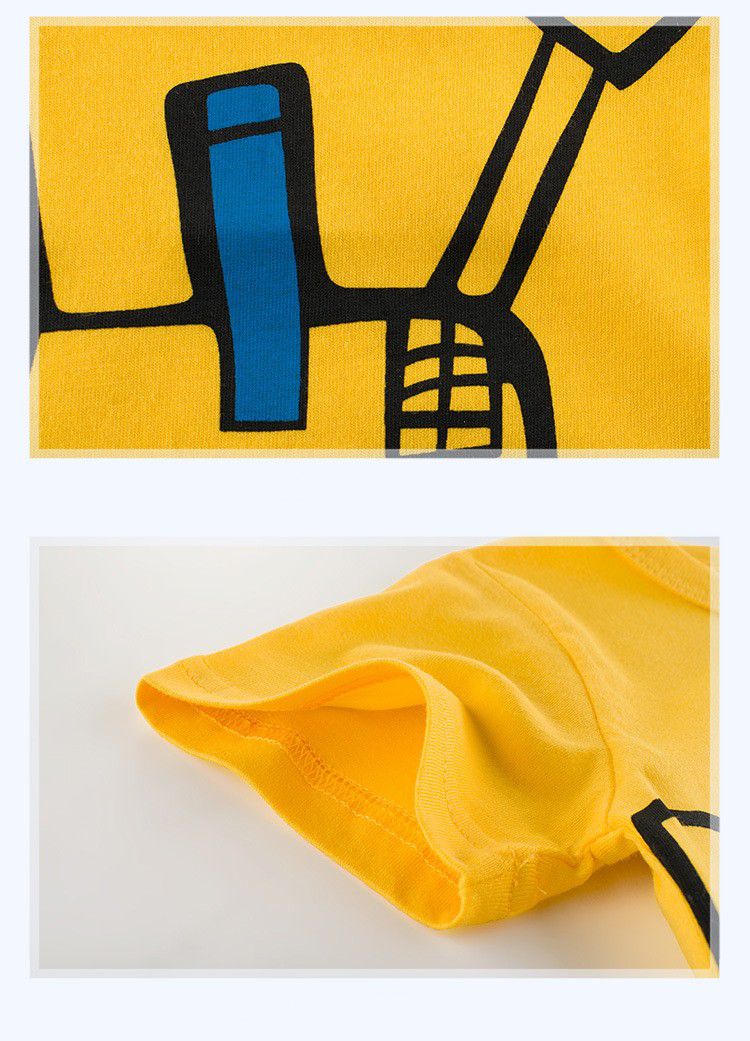 短袖棉T-鏟土機