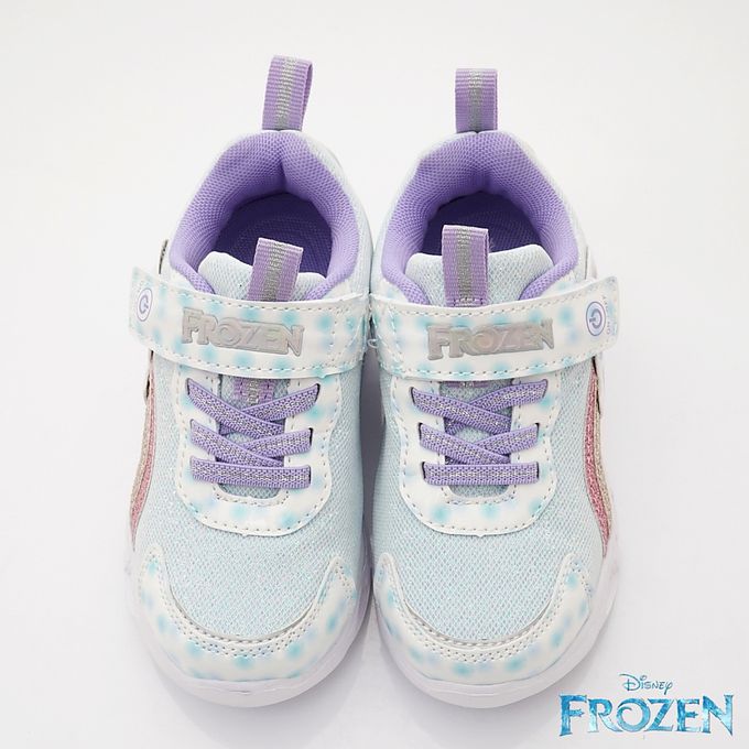 冰雪奇緣-冰雪電燈運動休閒鞋-FNKX25126藍(中小童)-電燈鞋-藍