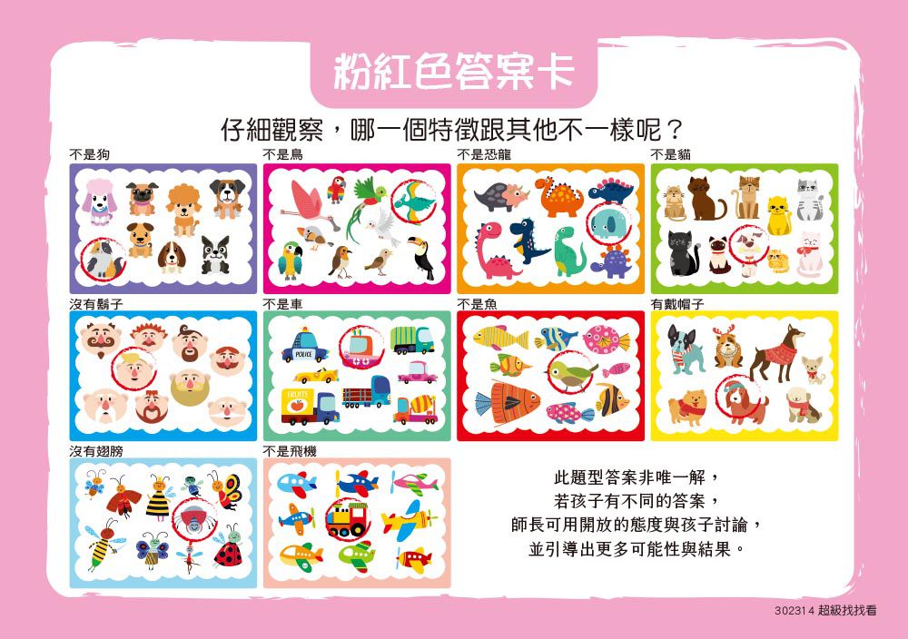 【兒童益智教具‧隨身盒學習卡】視覺專注力：超級找找看（3歲以上適用）