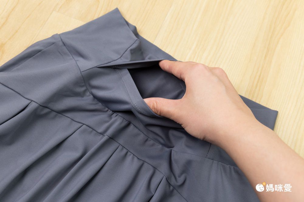 大碼假兩件防走光瑜珈褲裙-灰色