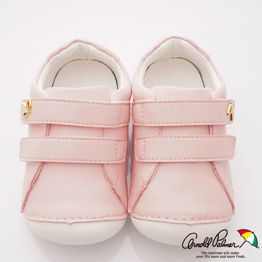 Arnold Palmer 雨傘牌 - 專櫃童鞋-皮質超輕學步鞋專櫃款(寶寶段)-粉-台碼=尺寸cm