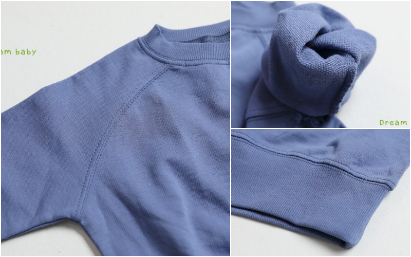 韓國製 - 素色純棉大學T-粉紅