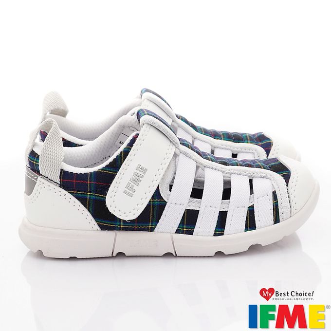 日本IFME - 水涼機能童鞋-IF20-341712白(中小童段)-水涼鞋-白