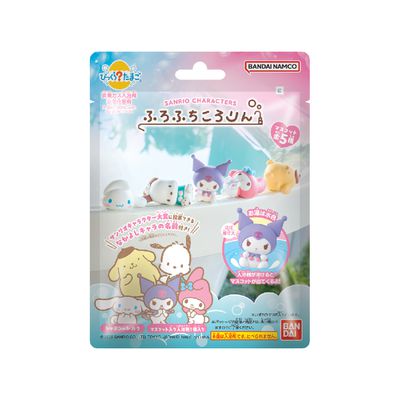 日本 BANDAI - 三麗鷗家族滑倒篇入浴球(泡澡球)(限量)-5入組(隨機出貨)