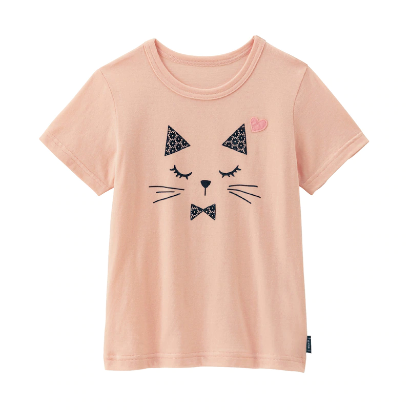 日本千趣會 - GITA 天竺棉印花短T-櫻桃星星蛋糕-藍