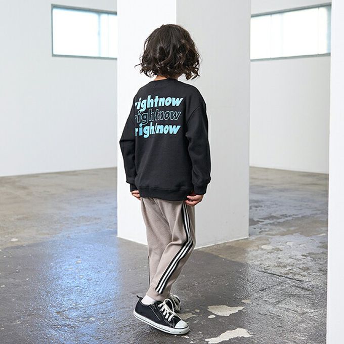 日本 b-ROOM - 百搭街頭風印花裏毛上衣-射籃之星-燕麥灰